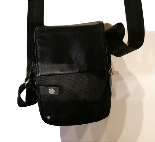 Borsello uomo THE BRIDGE nero tracolla borsa pelle tela | eBay
