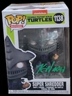 Super Shredder Funko Pop#1138 Teenage Mutant  Ninja Signed by Kevin Nash PSA COA