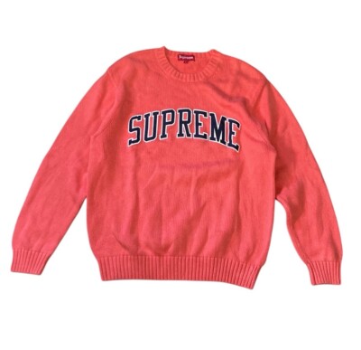 Supreme SS16 Tackle Twill Box Logo Sweater Men's Size Large in