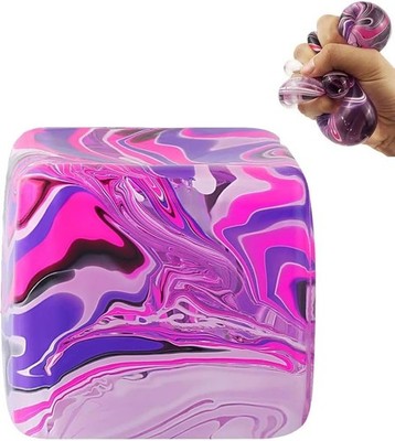 Fidget Squezee Stress Cube Ball For Adults Gifts Sensory Squeeze Stress Relief