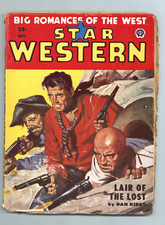 Star Western Pulp Sep 1954 Vol. 55 #2 FR Low Grade