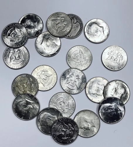 *MIXED DATE KENNEDY HALF DOLLAR FULL ROLL OF 20* NR #G3869