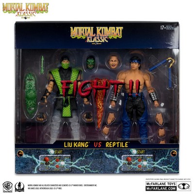 McFarlane Toys: Mortal Kombat Klassic - Liu Kang vs Reptile Figures 7'' Figure