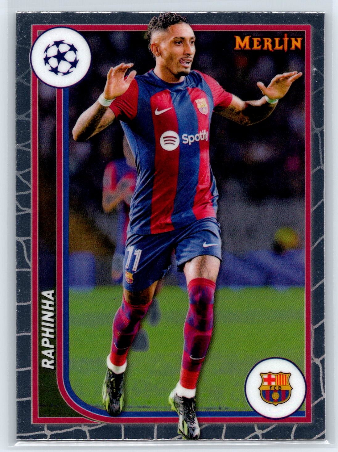 2023-24 Topps Merlin UEFA Raphinha FC Barcelona #35