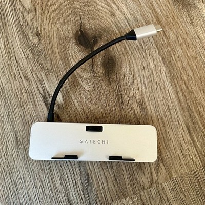 Satechi Aluminum USB-C Multiport Pro Clamp Hub Adapter for Mac/iPad Untested