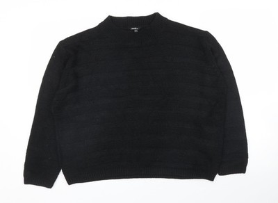 Schwarzer Damenpullover UK-Größe 12 von Pep&Co