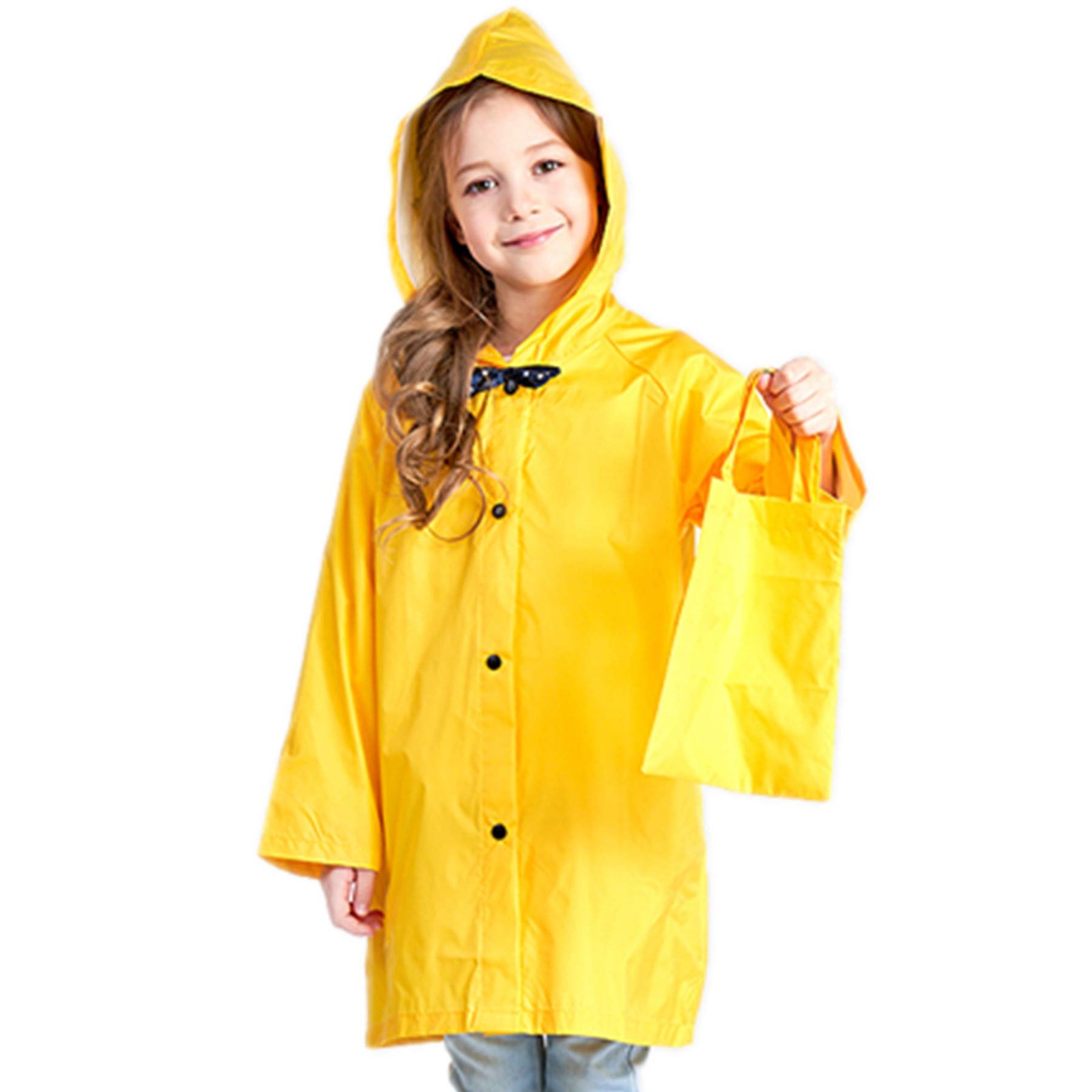 With Bows Girl Yellow Size Sheight Around 31.5inch