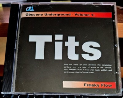 Freaky Flow   Obscene Underground Vol. 1 CD DJ Slip Aphrodite Red One Choclair