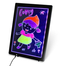 Lavagna Insegna Luminosa A Led Riscrivibile 40x60 Per Pub Ristorante Bar Negozio