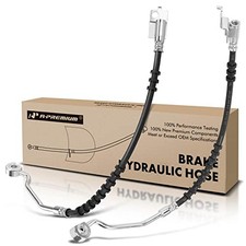 Front Driver and Passenger Brake Hydraulic Hose Compatible with Jeep Models -