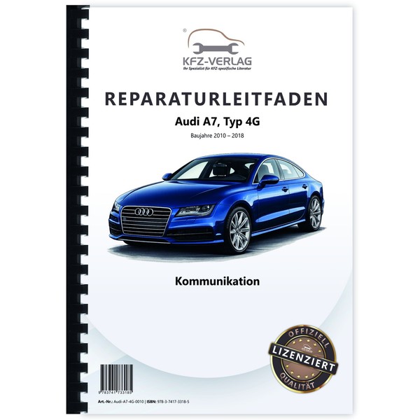 Audi A7, Typ 4G (10>) Radio, Navigation, Kommunikation - Reparaturanleitung-image