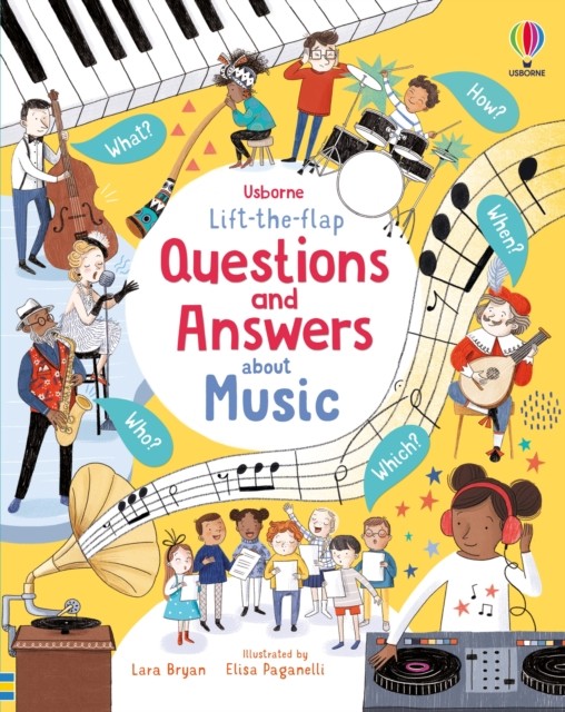 Lift-the-flap Questions and Answers About Music by Lara Bryan (Board book) - Image 5