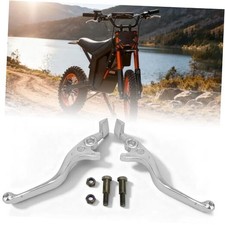  2Pcs Upgraded Brake Levers for Tuttio Soleil01 Drit Bike, High Strength Silver