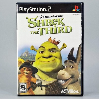 Shrek The Third (PS2 Sony PlayStation 2, 2007) Complete with Instruction Manual