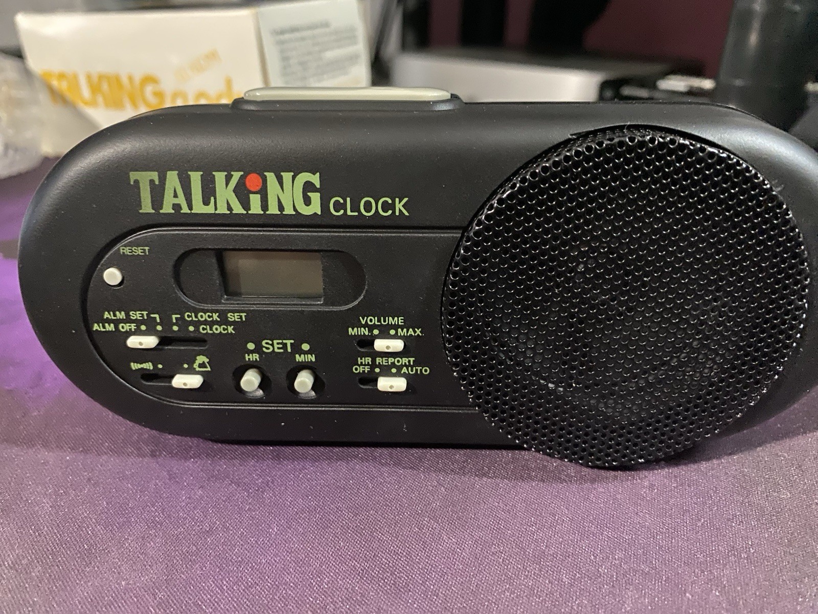 Vintage Utmost UT6633 Talking Digital Battery Alarm Clock - 1990 Retro