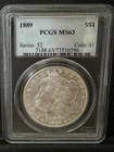 1889-P Morgan Silver Dollar $1 PCGS MS63