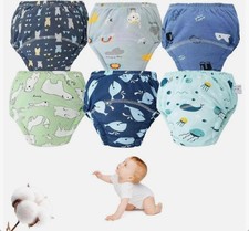 For Boys Girls NEW Upairy Potty Breathable Washable 6X Training Underwear Pants