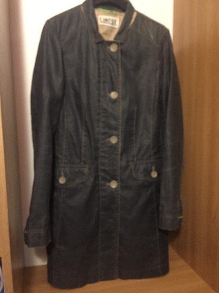 Women Cinque Trench Coat Grey 38 / M / 46