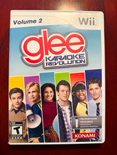 Konami Glee Karaoke Revolution Vol 2 Wii w/ Case & Manual, T Teen NTSC-U/C