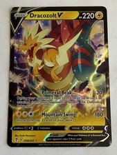 Carta Pokemon Dracozolt V 058/203 Evolving Skies NM Full Art ultra rara