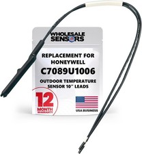 Honeywell C7089U1006 Replacement Outdoor Temperature Sensor 10" Made in The USA