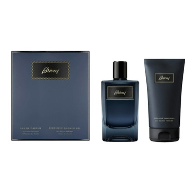 Brioni Gift Set for Men 3.4 fl. oz. EDP  Cologne + 5 fl oz Shower Gel! Best Deal