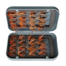 Fly Fishing Flies Kit, 24 Pcs Artificial Fly Fishing Lures with Dry...