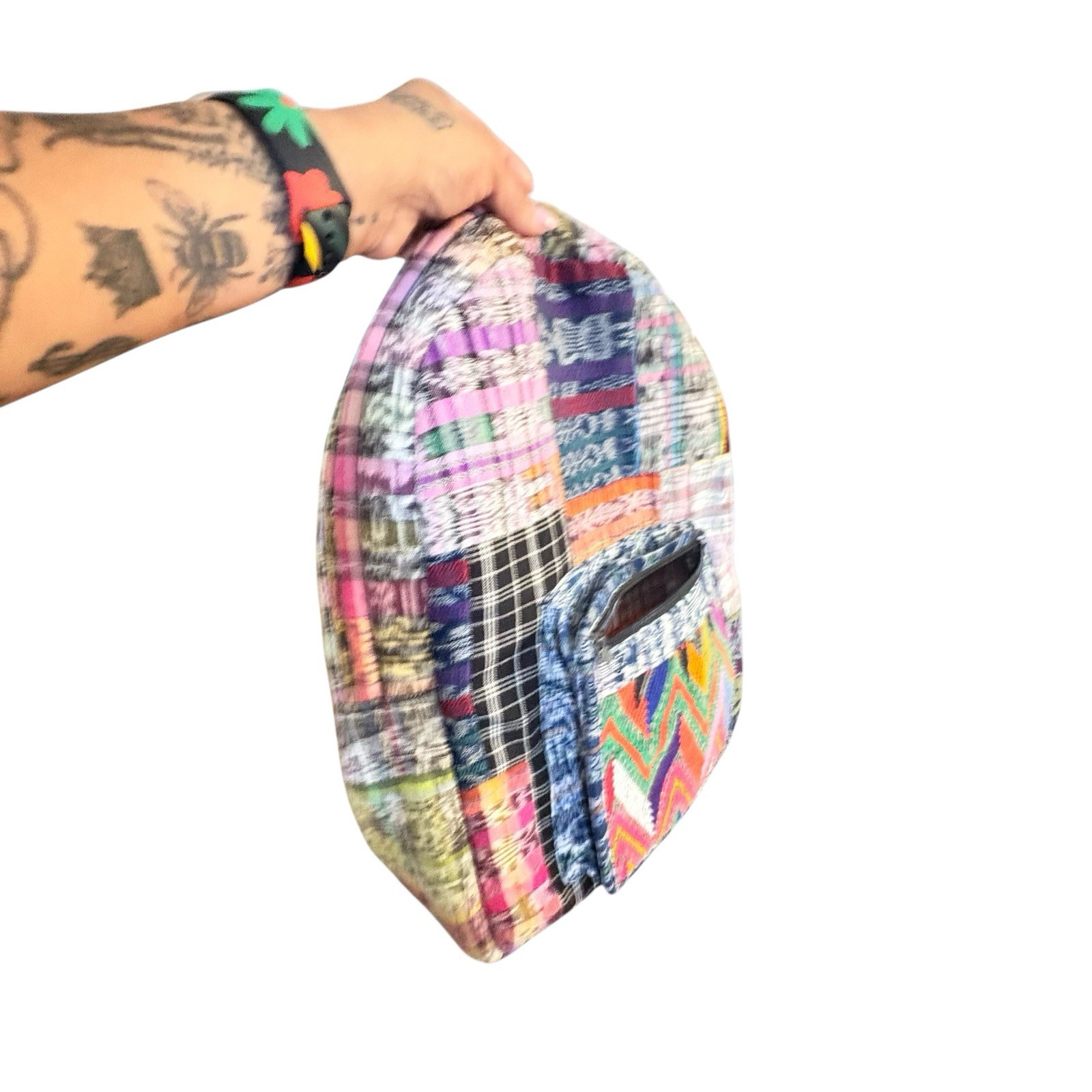 Patchwork backpack - image 11