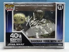 Funko Pop! STAR WARS EMPIRE - DEGOBAH YODA WITH HUT #11 SIGNED COA AUTHENTICATED