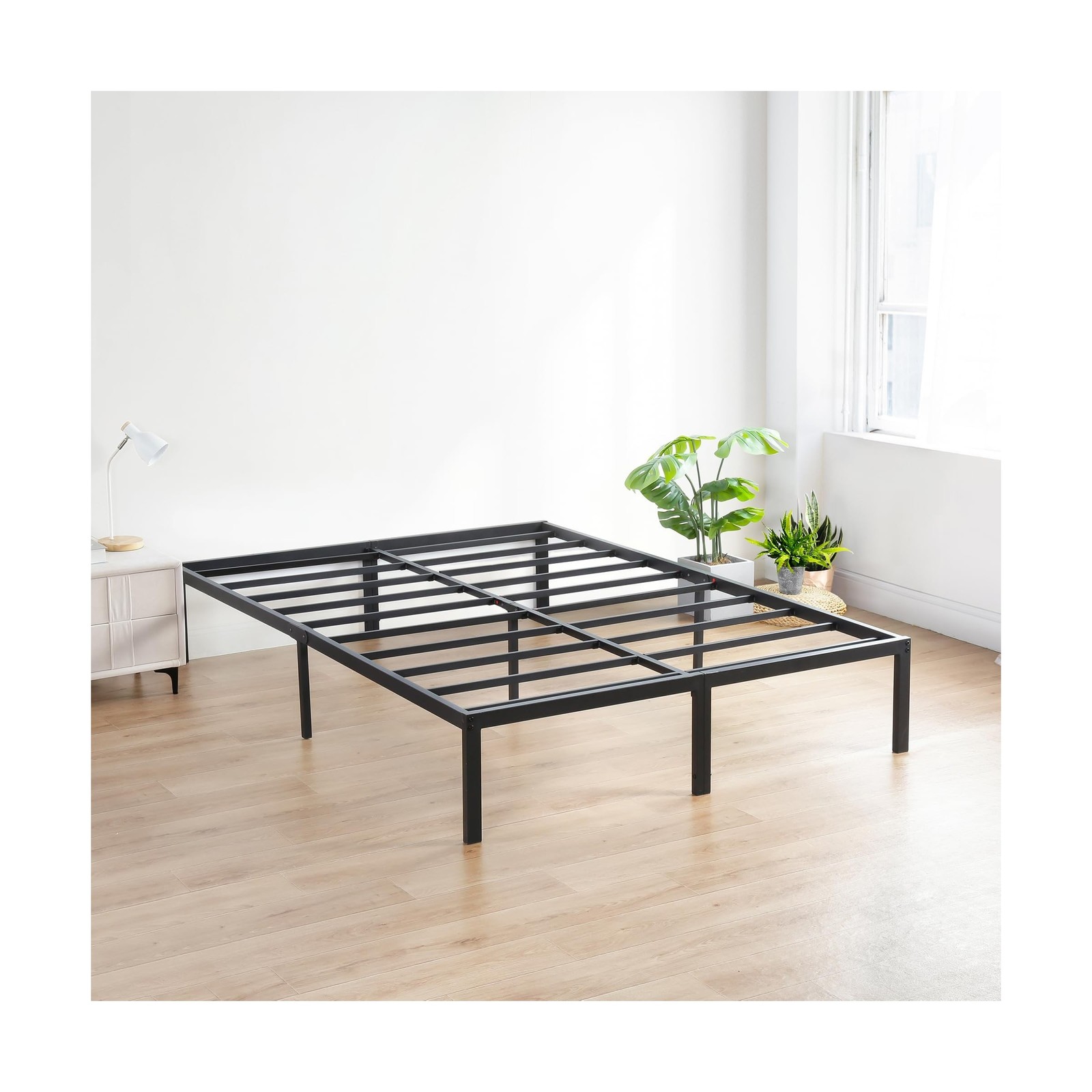 Olee Sleep 18 Inch Heavy Duty Steel Slat Anti-Slip Support, 