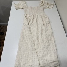Altar'd State Long Beige Natural Dress Large