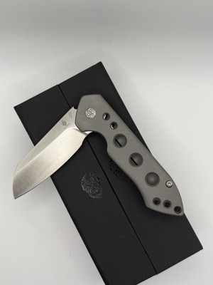 Kizer Guru S35VN Blade Titanium Handle Folding Pocket Knife New Ki3504K1