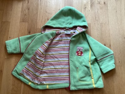 Papagino Baby/Mädchen/Jungen Kapuzenjacke Gr 74/80 Winter Fleece Oberteil Hoodie