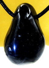 ONYX    Trommelstein   gebohrt    EDELSTEIN   ANHÄNGER     Nr.20