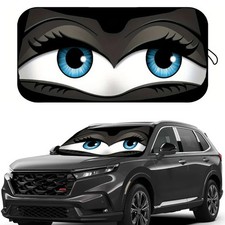 Cartoon Folding Car Sunshade Windshield Protector With UV And Heat Protection