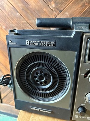 National Panasonic RF-1180 6 Band Vintage FM AM SW Receiver