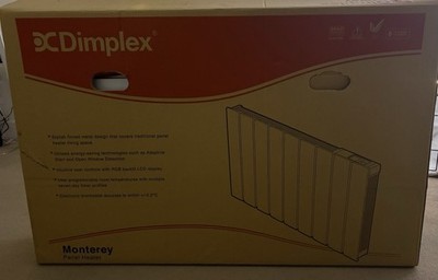 Dimplex Monterey MFP200E 2000W Elektro-Paneelheizung Digital Timer 24 Std Wand