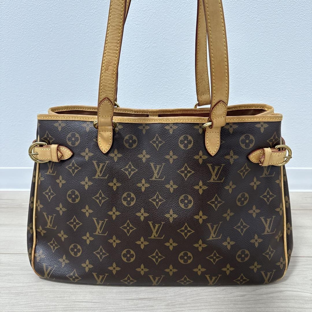 LOUIS VUITTON Monogram Batignolles Horizontal Tote Bag M51154 Authentic LV B177