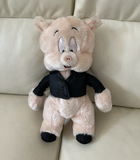 Ace Novelty Co. Looney Tunes Porky Pig Plush w/ Tux Jacket 1995 17900