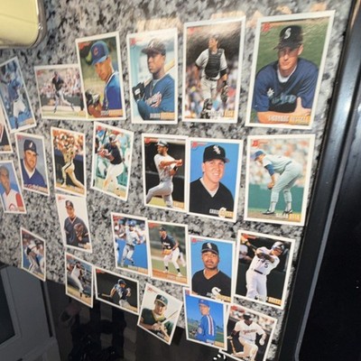 Bowman 1993 MLB Baseball Trading Card Lot 28 Cards Salmon Ryan Alomar Brett Fisk