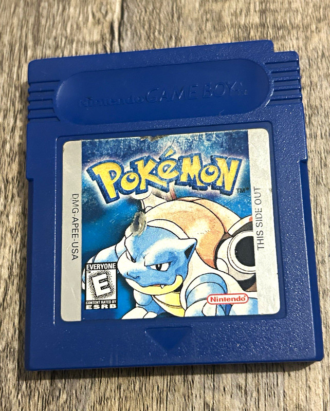 Nintendo Pokémon Blue Version Game Boy Cartridge Authentic