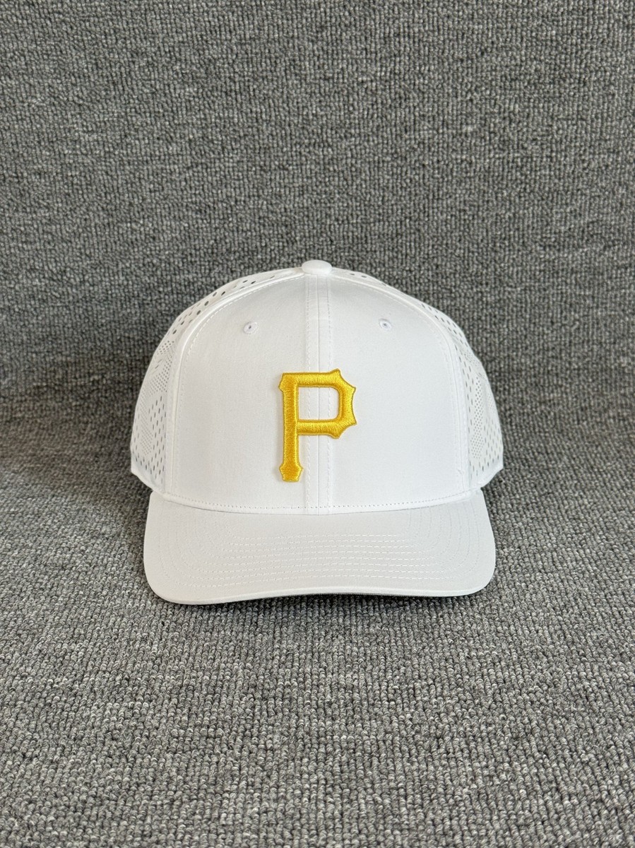 Mitchell & Ness Pittsburgh Pirates MLB Trucker Snapback Hat White Yellow