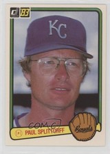 1983 Donruss Paul Splittorff #286 1cl0