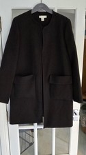 Beautiful Black Edge To edge coat From H&M