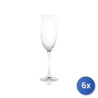 6X GläSer Aus Transparentem Glas Cabernet FüR Grand Champagne, 24Cl