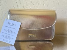 Borsa Jimmy Choo Parfums oro nuova con etichetta