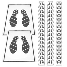 25-50pcs Disposable Car Foot Mats Portable Paper Vehicle Floor Protection