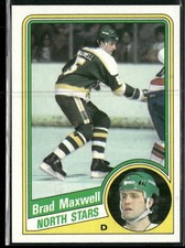 1984-85 Topps Brad Maxwell #77 Minnesota North Stars