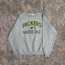 Vintage 90s Green Bay Packers Sweatshirt Crewneck XL Lee Sport Gray NFL USA Made