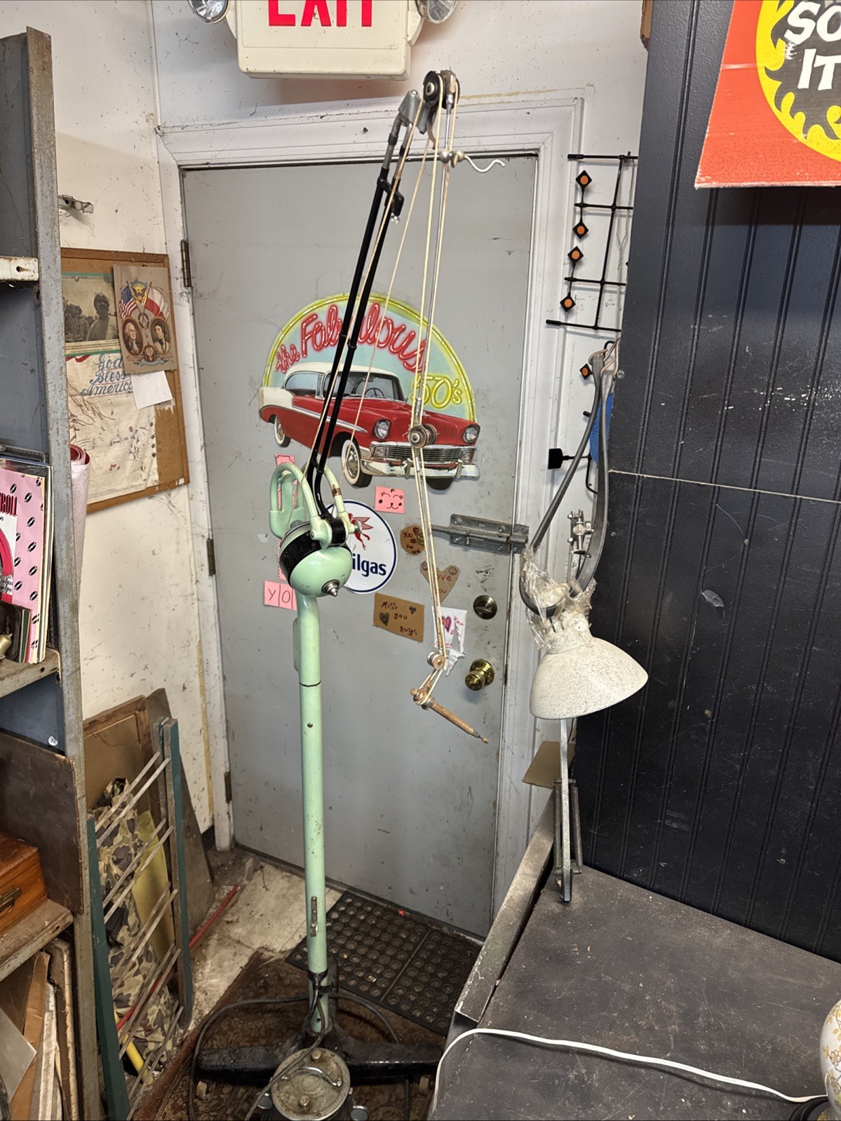 Vintage  1900 Antique Ritter Co  Dental  Treadle Foot Powered Dental Drill